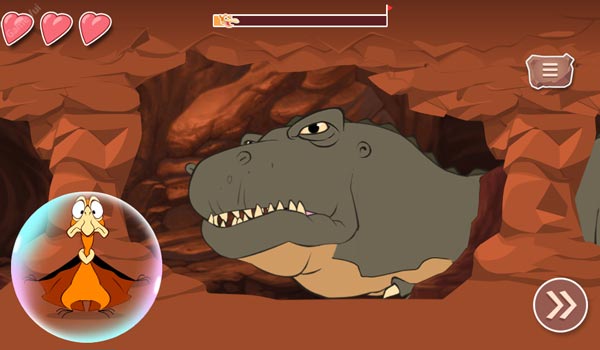 Tránh khỏi sự truy tìm của những loài khủng long ăn thịt to lớn