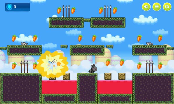 Điều khiển 2 chú thỏ con đen trắng thật khéo léo