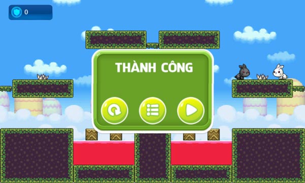 Hoàn thành và vượt qua level cấp độ