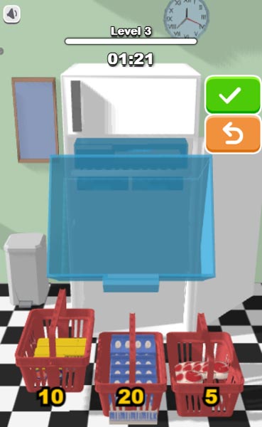 Chơi game Xếp đầy tủ lạnh - GameVui