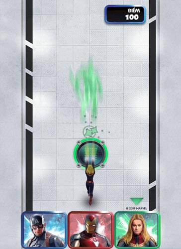 Nhanh chóng chọn Captan America, Ironman hoặc Captain Marvel