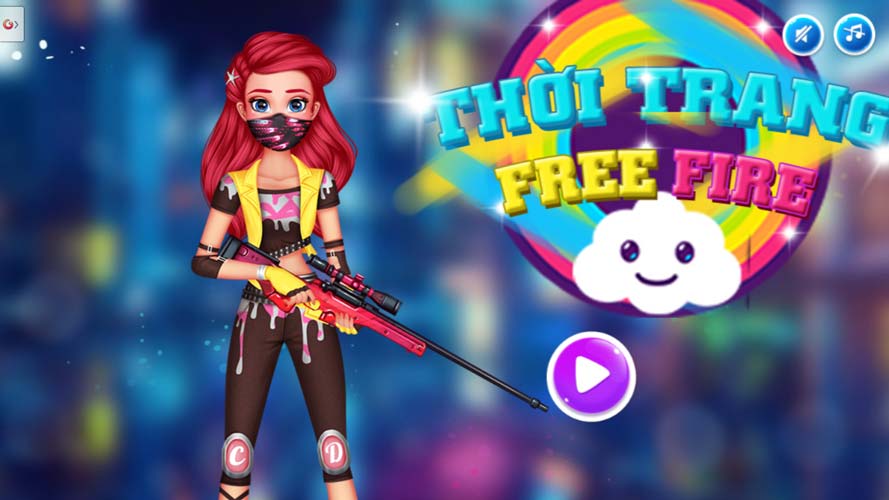Chơi game Thời trang Free Fire - GameVui.vn