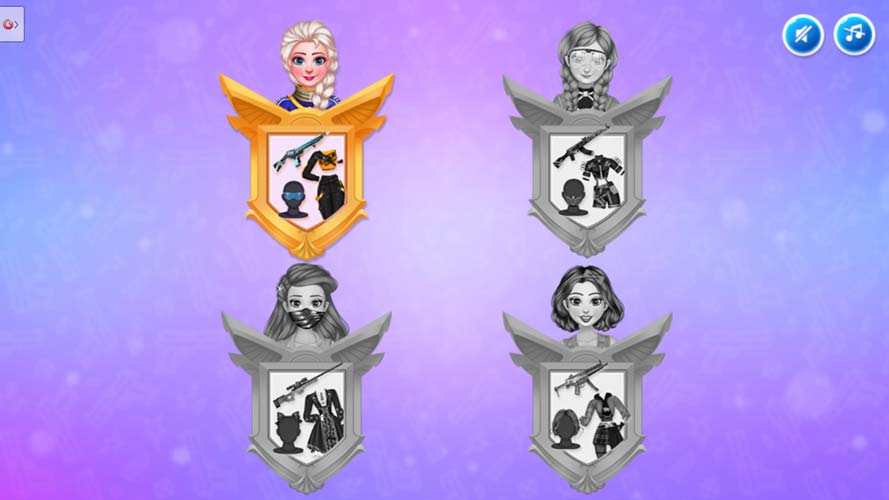 Hãy thiết kế cho 4 cô công chúa nhé.