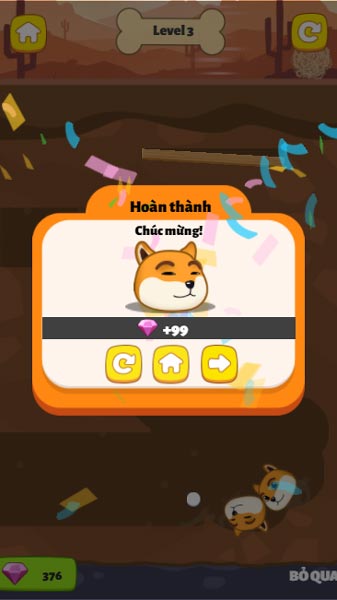 Cố gắng giành chiến thắng và hoàn thành trò chơi
