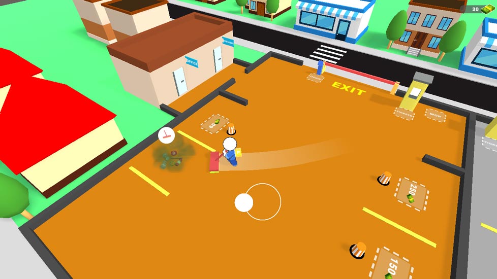 Sau khi xe dời đi hãy dọn dẹp.