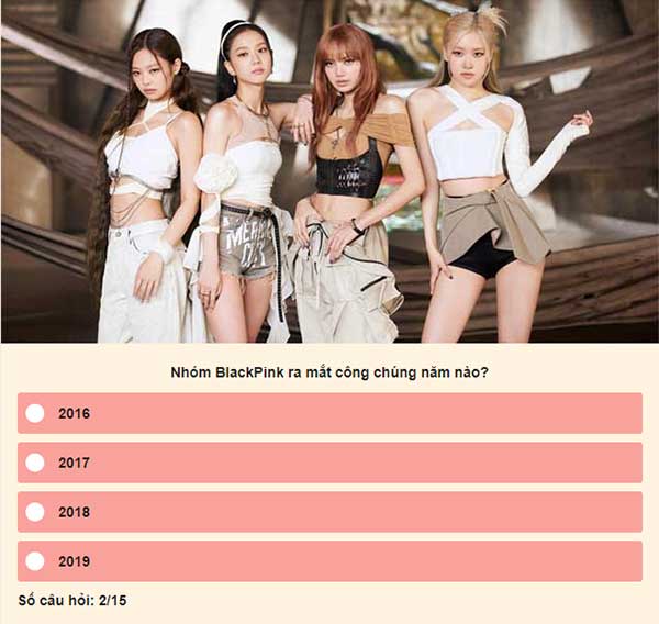 Chọn đáp án đúng