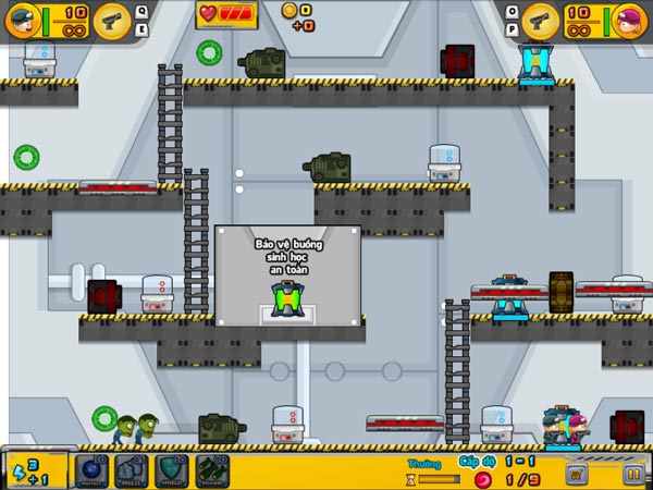 Điều khiển 2 nhân vật di chuyển thật khéo léo