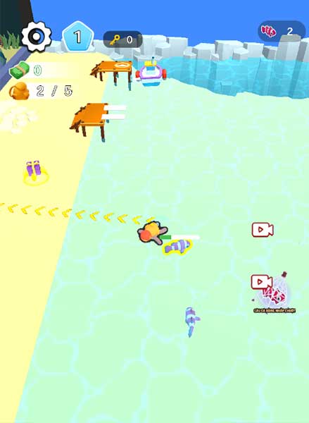 Hãy bắt các loài hải sản dưới biển