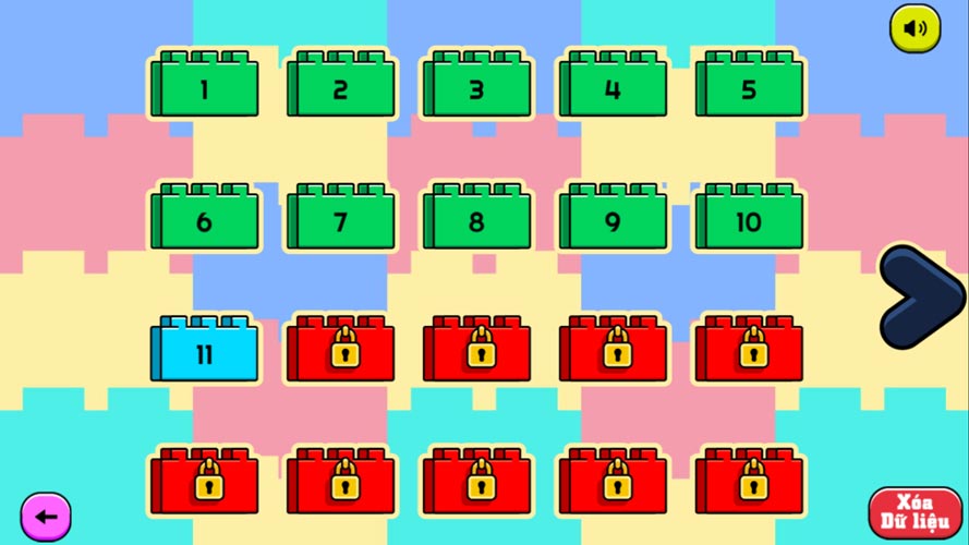 Game có tất cả 40 level.