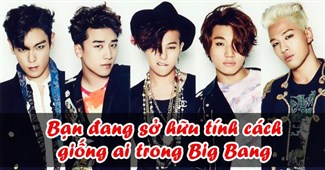 Bạn đang sở hữu tính cách giống ai trong Big Bang