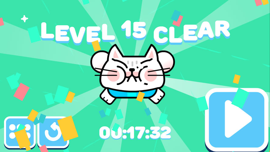 Hoàn thành màn chơi với thời gian ngắn nhất để đạt kỷ lục.