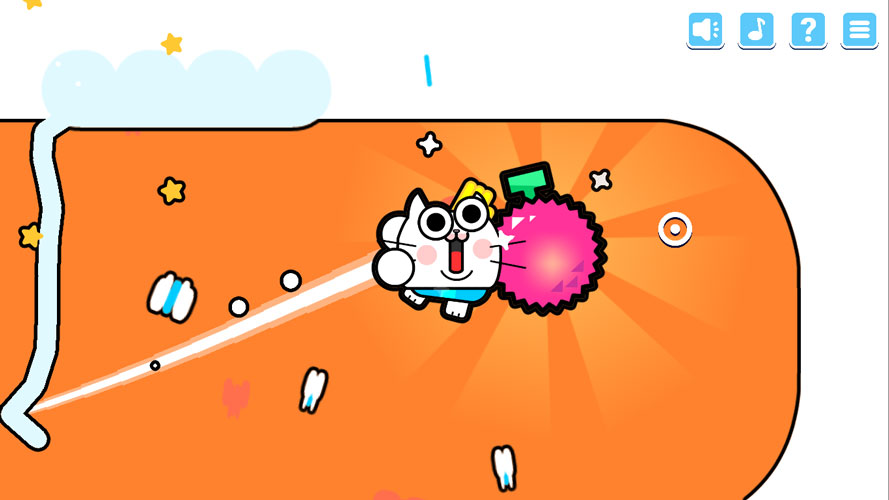 Ăn hoa quả để giành chiến thắng mỗi màn chơi.