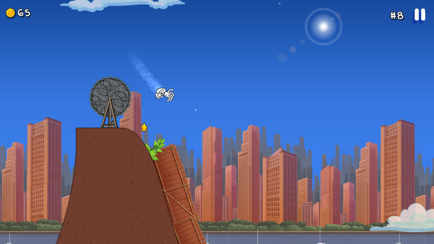 Thu thập tất cả các sao để đạt tối đa điểm.