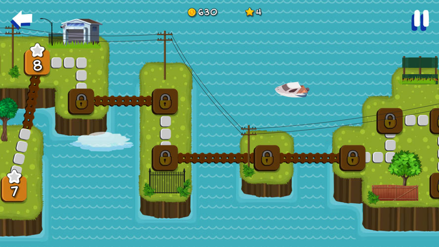 Game có rất nhiều màn chơi và đa dạng các thử thách.