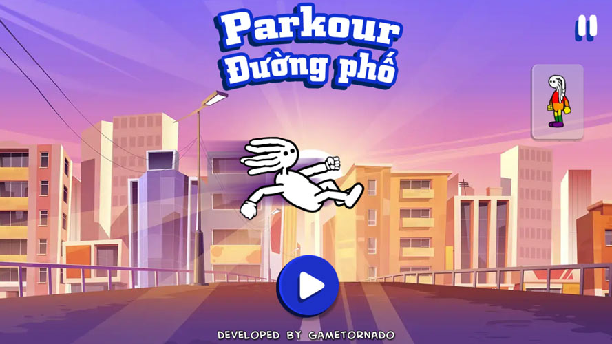 Chơi game Parkour đường phố - GameVui.vn