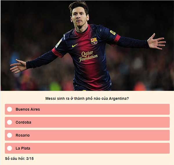 Chọn đáp án đúng