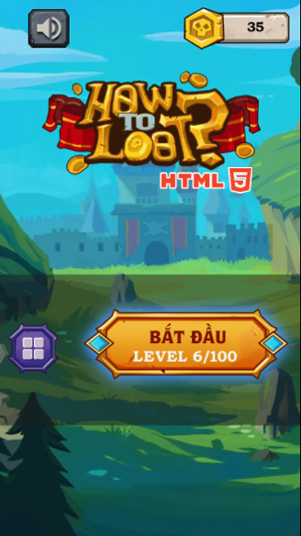 Chơi game Hiệp sĩ truy tìm kho báu - GameVui.vn