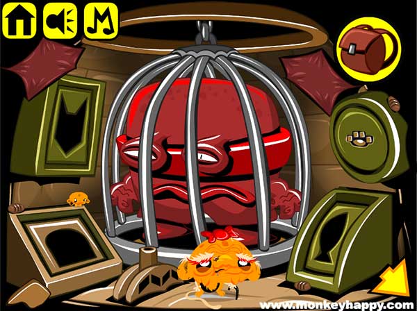 Hãy thu thập vật phẩm trên màn hình