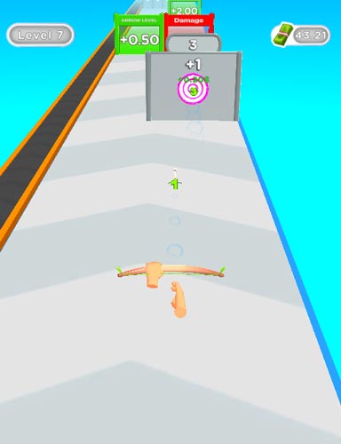 Bắn vào những tấm bia để tăng chỉ số sức mạnh