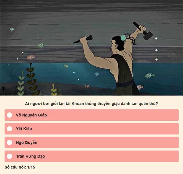 Chọn đáp án đúng