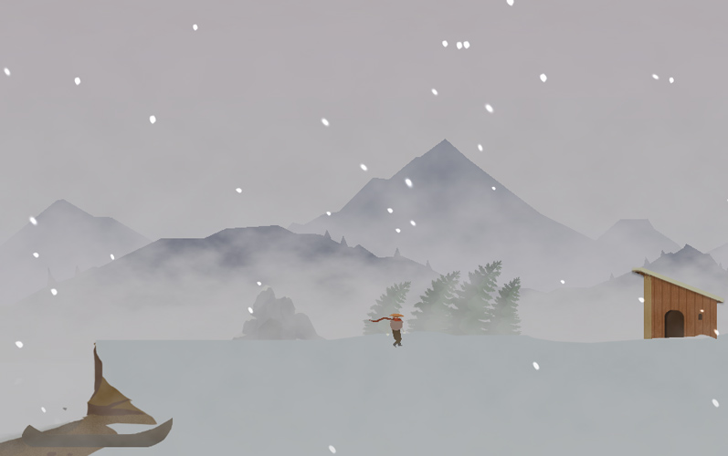 Người chơi sẽ sinh tồn trên khu rừng đầy tuyết.