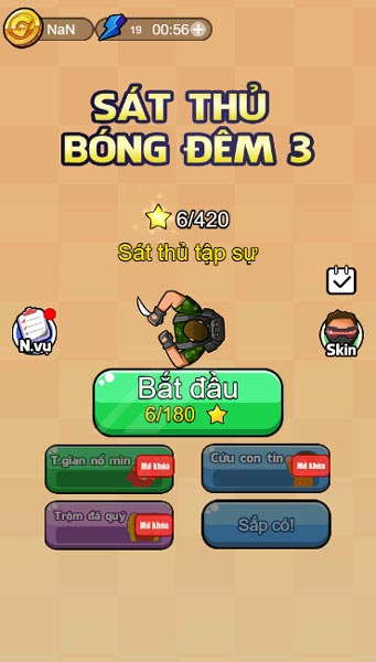 Chơi game Sát thủ bóng đêm 3 - GameVui