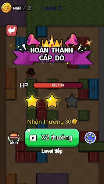 Hoàn thành level cấp độ