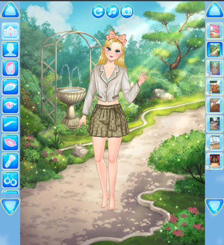 Chơi game Thời trang Anime: Trung học - GameVui.vn