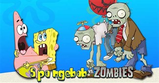 Spongebob chạy trốn Zombie