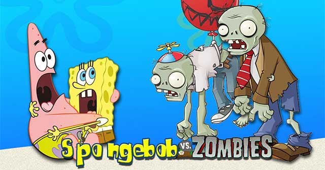 Spongebob chạy trốn Zombie