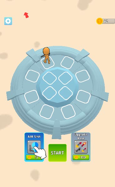 Chơi game Stickman bảo vệ căn cứ - GameVui