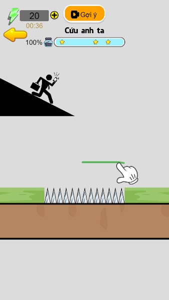 Cứu người que Stickman khỏi nguy hiểm