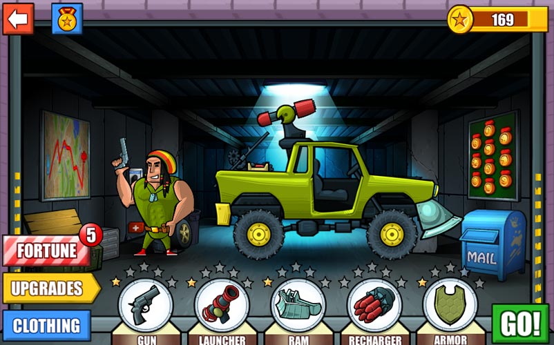 Nâng cấp các phụ tùng của xe.