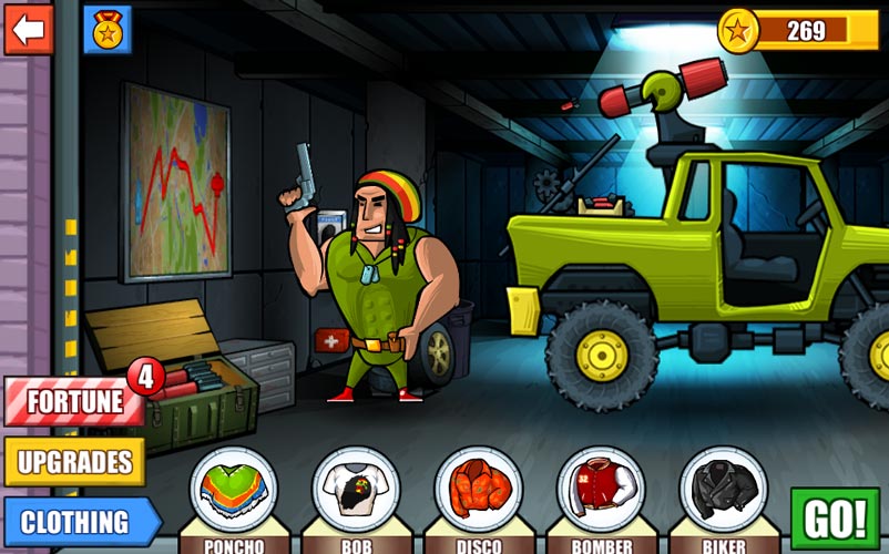 Mua những bộ trang phục khác nhau.