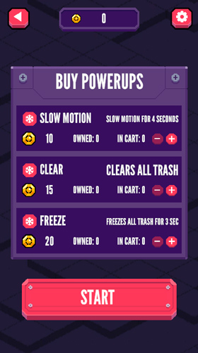 Mua thêm những vật phẩm hỗ trợ bằng xu kiếm ở mỗi màn.