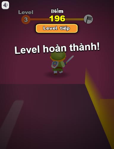 Hoàn thành thật nhiều level cấp độ