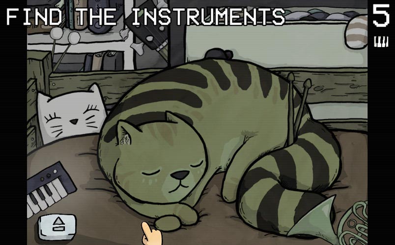 Hãy chọn các bản nhạc được ẩn giấu trên màn hình.