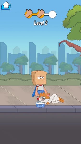 Cho chú mèo ăn no bụng