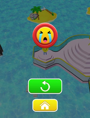 Thử thách sẽ kết thúc nếu đối thủ về đích trước tiên