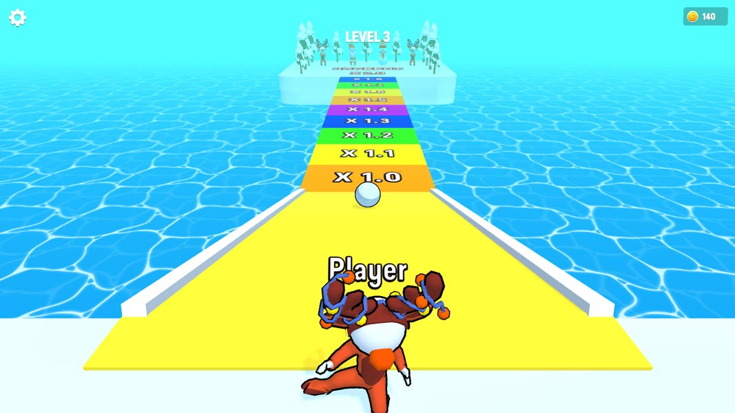 Chơi game Cuộc đua bóng tuyết 3D - GameVui.vn