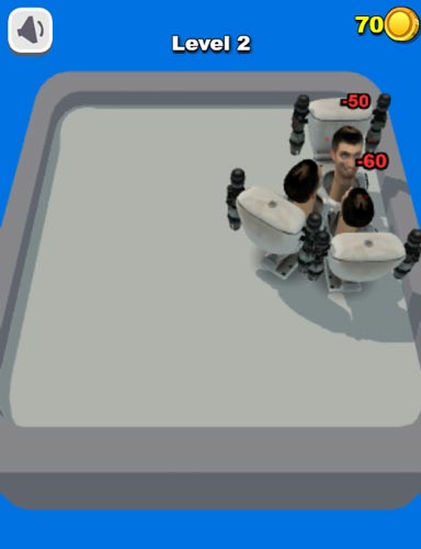 Chiến đấu với Skibidi Toilet kẻ thù