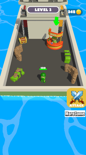 Chơi game Người que vs Zombies 3D - GameVui.vn