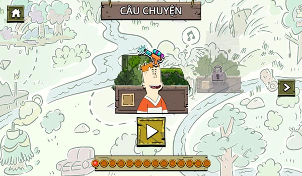 Phần Câu truyện sẽ có nhiều mốc thử thách khác nhau
