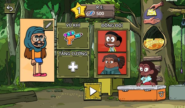 Lựa chọn đội để lập team 3 người