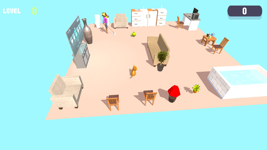 Chơi game Mèo tinh nghịch - GameVui.vn