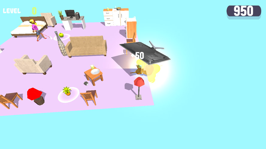 Hãy lén lút phá hủy đồ vật.