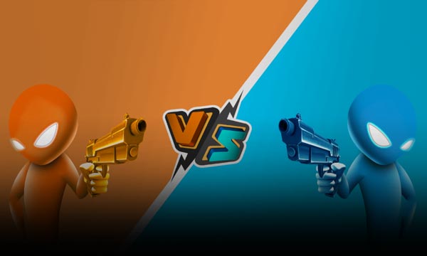 Trò chơi người que đối kháng solo có chế độ 1 và 2 người