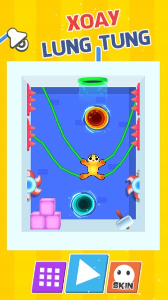 Chơi game Xoay lung tung - GameVui