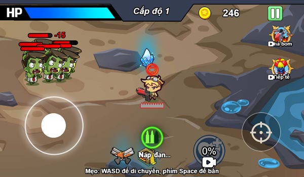 Xem Quảng cáo để sử dụng hỗ trợ ném bom hoặc hòm tiếp tế