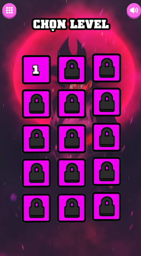 Game có 15 màn chơi khác nhau.